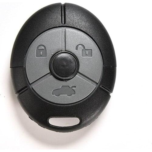 1PC For MG Rover ZT ZR ZS 3 Button Remote Key Fob Case Shell Rubber Button Pad Replacement