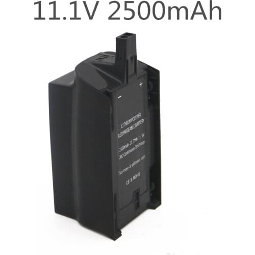 2500mAh 11.1V 10C Continuous Discharge Large Capacity Lipo Battery Drone Backup Replacement Battery For Parrot Bebop Drone 3.0