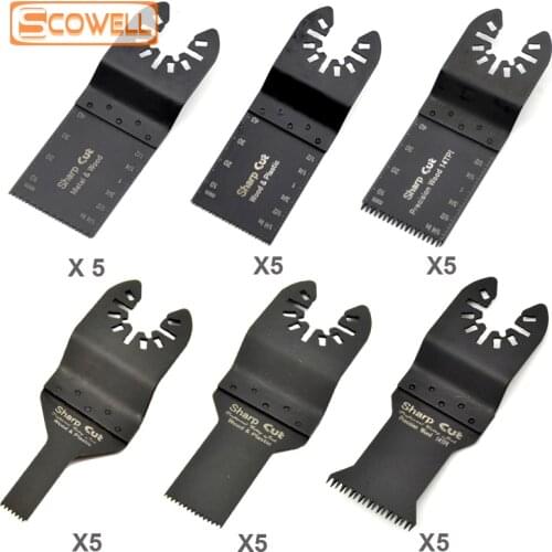 30pcs Oscillating Multi Tool Saw Blades for Multimaster Power Tools Plunge Saw Blades for Wood,plastic,drywall,metal ,drywall