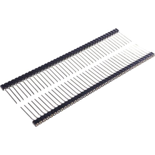 5pcs 2.54mm 0.100" Single row Machine Tooled Strip Socket 1x40 Postion Wire Wrap Pins through hole SIP Square Terminals