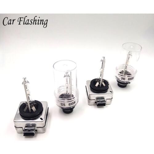Car Flashing 1 Pair Replacement D1S D2S D3S D4S HID Bulbs Xenon headlight bulb D1R D2R D3R D4R headlamp 4300K 6000K 8000K 10000K