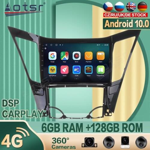 For Hyundai Sonata 2011+ Android Car radio Player GPS Navigation 360 camera Auto Stereo Multimedia Video Headunit DSP carplay