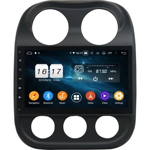 Klyde KD-1049 hot selling android car audio radio player for Compass 2014-2015 with gps octa core car multimedia player