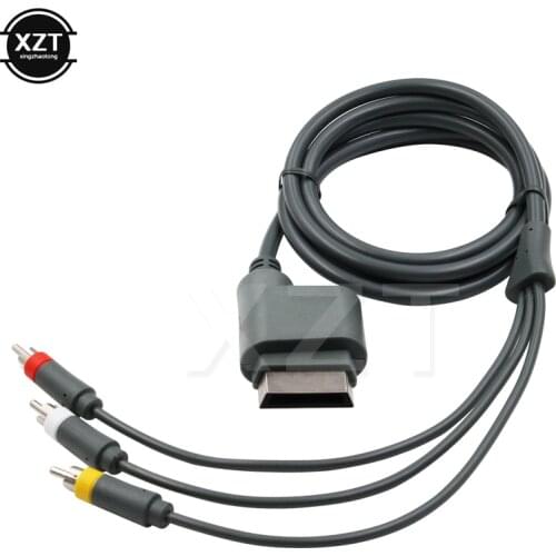 Definition 6ft HD TV Component Composite AV 3 RCA HD TV Audio AV Video Cord Optical Cable for Xbox 360