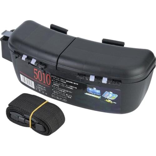 Fishing Tackle Box Storage Case Fishing Lures Baits Spoons Hooks Storage Bag Tackle Box Waist Belt Container Fishing Accessory