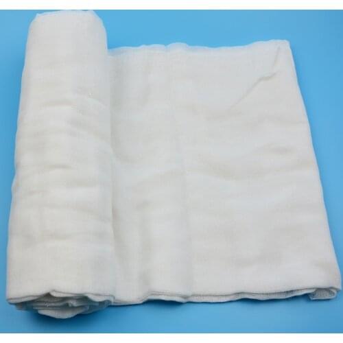 1.2m *10m Medical Large Gauze Absorbent Cotton Disposable High density Medicinal Wound Dressing Skin Gauze Bandage