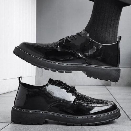 Black Fashion casual Shoes Loafers Men Leather Shoes Moccasins Casual Breathable Business Shoes Zapatillas Hombre