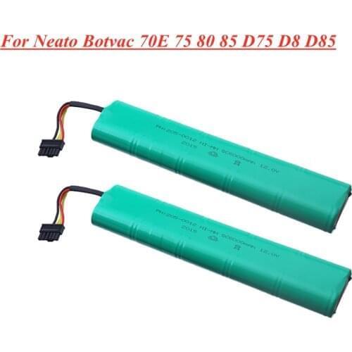 12V 6000mAh Ni-MH Rechargeable Battery for Neato Botvac 70E 75 80 85 D75 D8 D85 Vacuum Cleaners 12v replacement Battery 1-3pcs