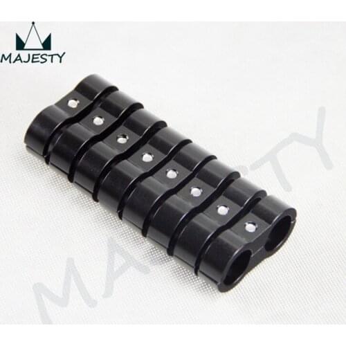Brand new 8PCS AN10 10AN 12 ID 23.8mm Billet Fuel Hose Blue Hose Separator Fittings Adapter size 14x8x8 black color