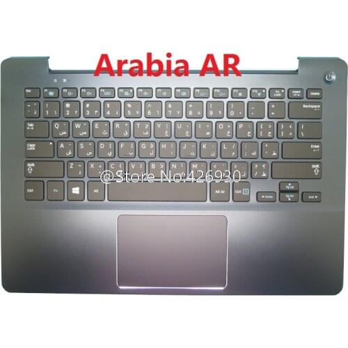 Laptop PalmRest&keyboard For Samsung NP740U3E NP730U3E 740U3E 730U3E UK Arabia AR Belgium BE Nordic NE Swiss SW Upper Case New