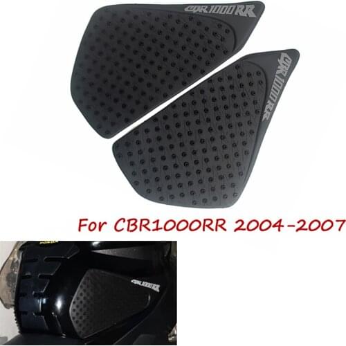 Motorcycle Anti-Heated Gas Tank Side Grip Traction Knee Protector Sticker Anti Slip Pad For Honda CBR1000RR CBR1000 RR 2004-2007
