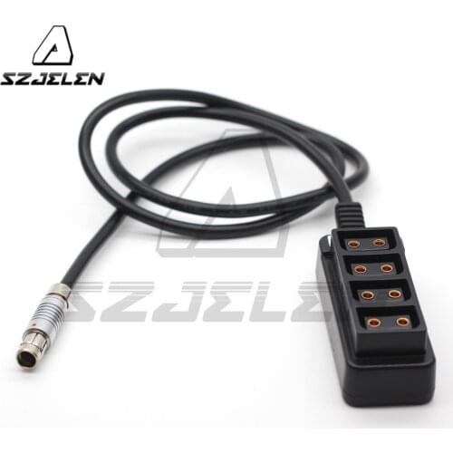 ARRI RS 3pin Male to 4-Port P-Tap Female Camera power Supply Distributor DTAP fourway splitter