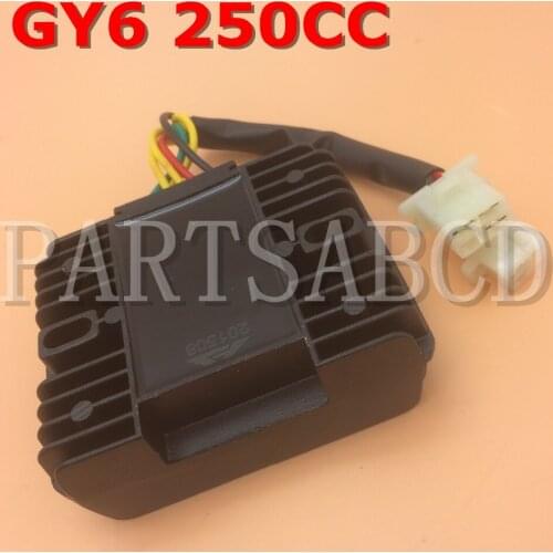 PARTSABCD GY6 250CC 250 ATV Quad Go Kart Rectifier Voltage Regulator