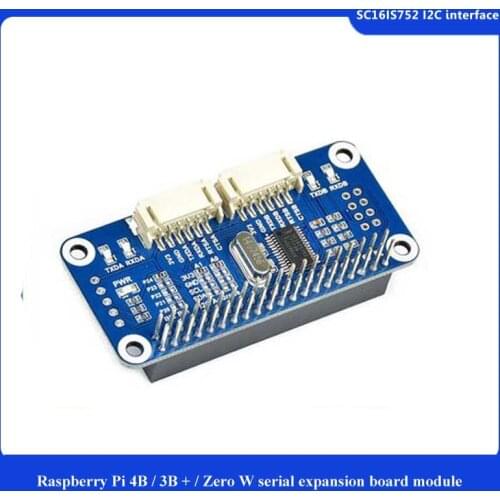 Raspberry Pi 4B / 3B + / Zero W serial expansion board module SC16IS752 I2C interface