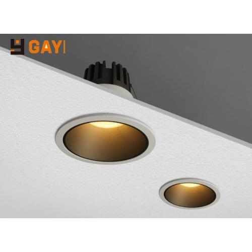 GAOYI MINI Modem LED Downlight Background Spot Light High Quality Aluminum Ceiling Spot Light CREE Chip CRI 93 Recessed Light
