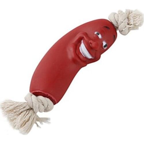Funny pet dog toys sausage squeaky toys for pets healthy latex dog toys for dog wholsale pet toys wholesale pet supplies