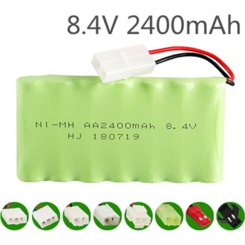 1 pcs 8.4V 2400mah ni-mh battery pack AA rechargeable remote control electric toy car model for Vehicles security facilities
