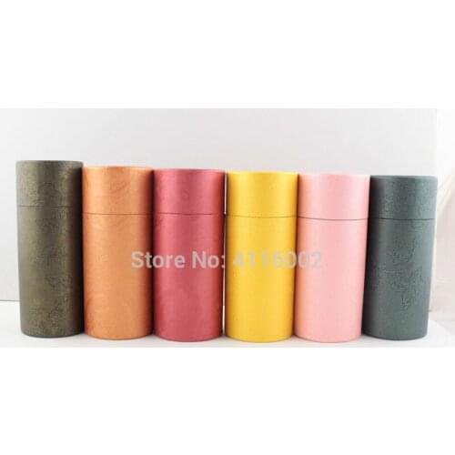 120pcs 10ml Essential Oil Bottle Kraft Paper Packaging Cardboard Tube Jewelry/Cosmetics /Gifts Packing Box