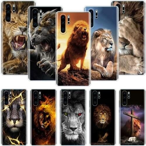 Lion Alpha Male Cub Phone Case For Huawei Honor 10 9 20 9X 8A 8X 8S 7A 7X Lite Pro 10i 20i Y5 Y6 Y7 Y9 2019 Cover Coque