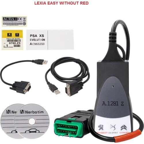 Full Chips Gold Edge Lexia3 PP2000 PSA XS Evolution Diagbox V7.83 Lexia For Citroen/Peugeot Super Firmware 921815C Lexia 3 @2