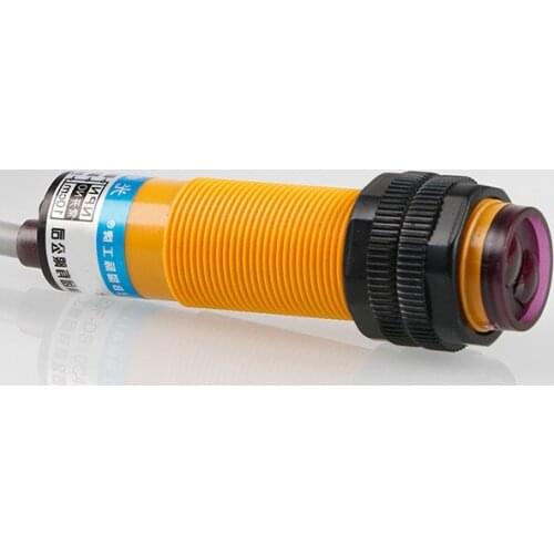 Photoelectric switch sensor E3F-R2NK DC NPN NO diameter 18mm distance 2m sensor