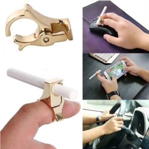 Creative Smoking Cigarette Holder Male Finger Prevention Smoked Ring Cigarette Organizer Cigarette Accessories Gadget