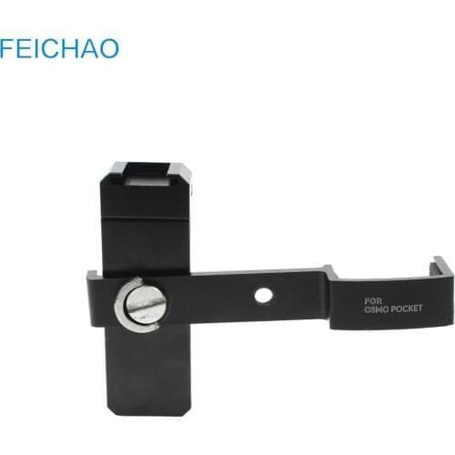 Metal Mobile Phone Securing Clip Bracket Mount for DJI Osmo Pocket Pocket2 Holder Gimbal Camera Desktop Tripod Accessories