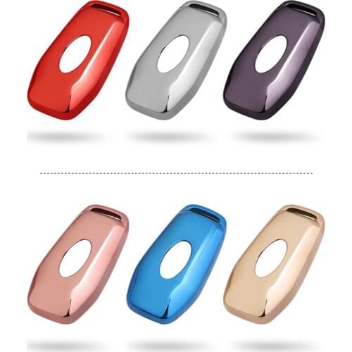 Soft TPU Car Key Cover Case Key Holder Bag For Ford Taurus Mustang F-150 Explorer Fusion Mondeo Edge Lincoln MKC MKX Keychain