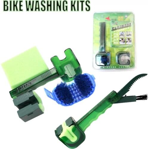 MTB Bike Chain Cleaner Bicycle Tool Kits Tire Brushes Road Flywheel Clean Wash Kit Cassette Quick Cleaners Sets
