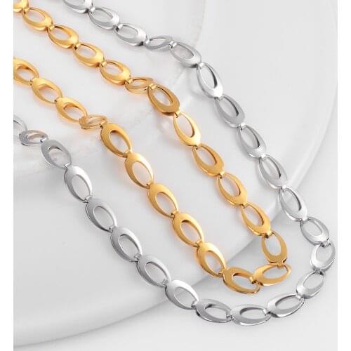 2021 New Chain Fashion Stainless Steel Men And Women Jewelry