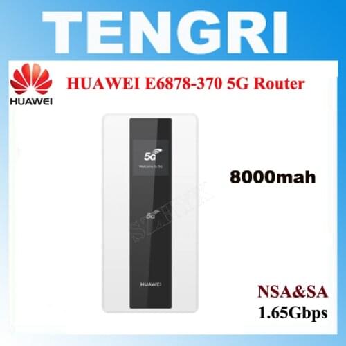 Original Huawei E6878-370 5g Mini WiFi pocket hot mobile wifi router e6878 8000mAh battery