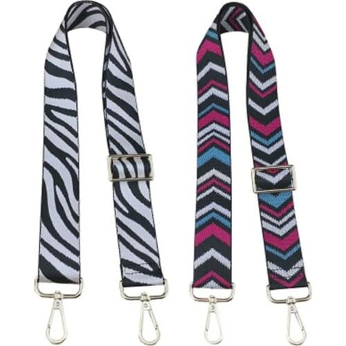 Backpack shoulder belt female bag strap accessories with braided color single-shoulder messenger bag widened bag strap adjustab