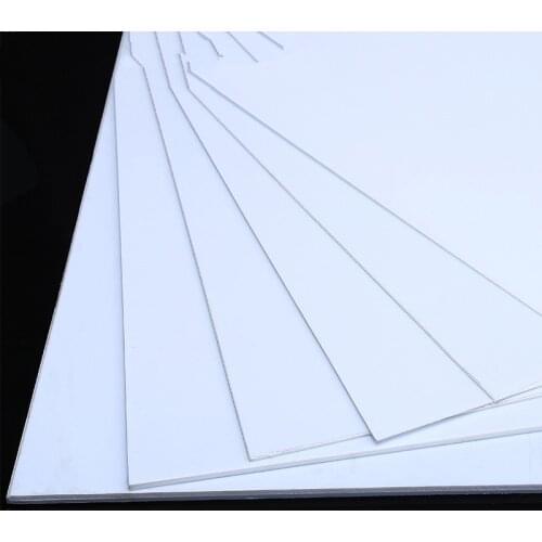 ABS Thickness 200mm x 250mm ABS Styrene Sheets White 0.5/1/2/3/4/5mm thickness