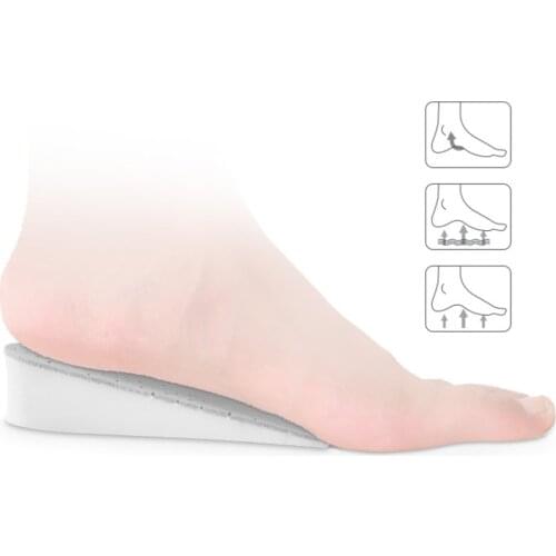 Heightening Insole Invisible Unisex Women Heighten Insert Cushion Pads EVA Lifting Insole Heel Arch Support Increase Height 1-2