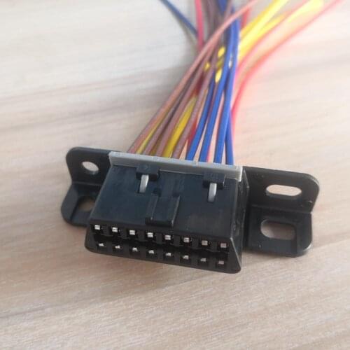 1/2/5/10/20pcs/lot OBD 16pin obd2 Connector OBD2 16Pin Female Plug OBD 2 Wire Sockets obd Adapter Diagnostic Tool ODB MG610761-5