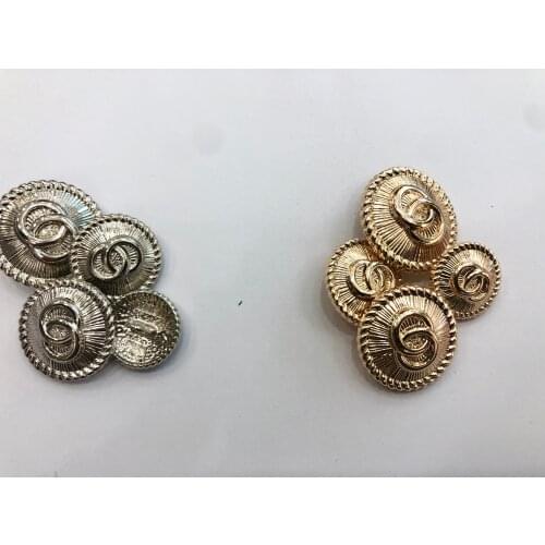 10pcs golden gold metal buttons garment coat sewing accessories buttons for clothing craftsbutton