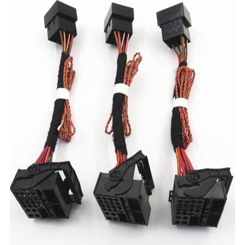 3Pcs CD Player Canbus Adapter Converter Cable For RCD510 Passat B6 B7 Golf MK5 MK6 Beetle Polo Scirocco Tiguan CC