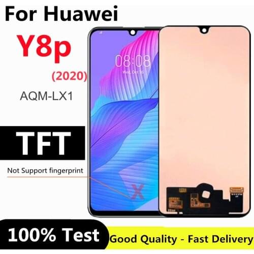 6.3inch TFT For Huawei Y8p 2020 LCD AQM-LX1 Y8P lcd Display Touch Screen Digitizer Assembly for Huawei Y8P Screen