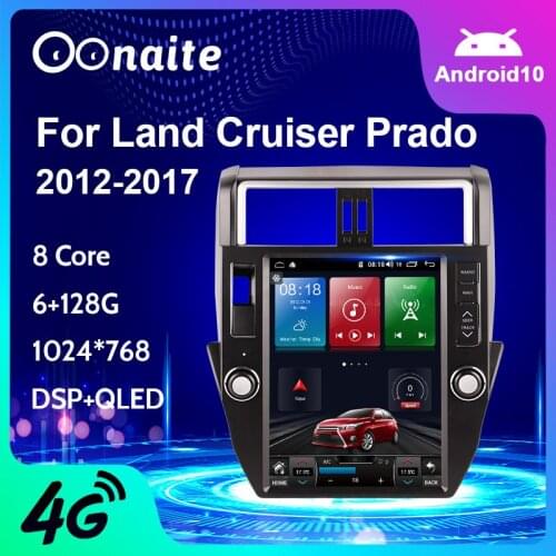 Android 10 4G For Toyota Land Cruiser Prado 150 2012-2017 Car Radio Navigation Multimedia Video Player No 2din DVD