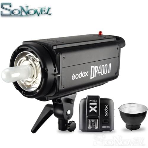 Free DHL Godox DP400II 400W 2.4G wireless X System Studio Strobe Flash Light 400Ws GN65 Pro Photography Lighting Flashlight