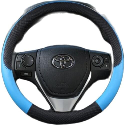 Car Steering-wheel Covers Fashion Non-slip Auto seat Covers Car Styling size fits 38cm/15"Massage Car Steering Wheel Cover