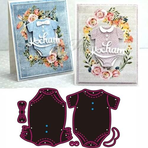 Cutting mould boys and girls clothing set accessories decorative metal cutting die cutter stamping die DIY