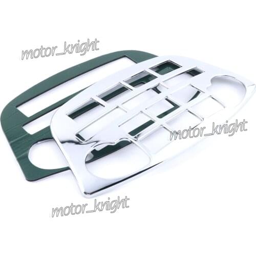 CHROME RADIO PANEL ACCENT COVER For Honda Goldwing GL1800 #52-696 2001-2011 02 03 04 05 06 07 08 09 10