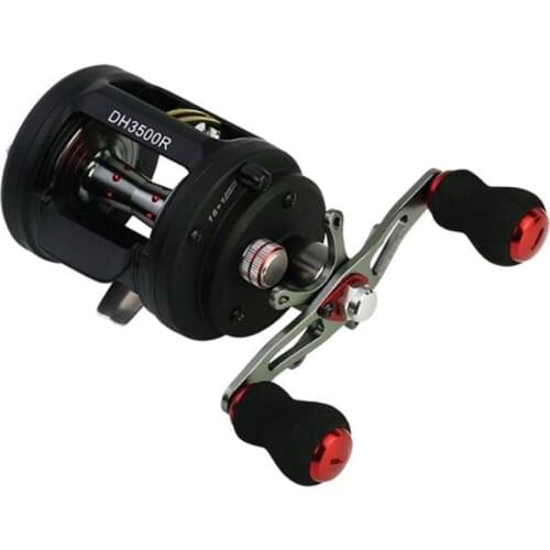 Saltwater Trolling Reels Drum Fishing Reel Saltwater Right Hand Black Sea Fish Reel