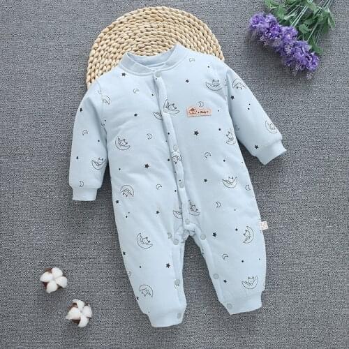 2019 Fall Winter Warm Infant Baby Rompers Cotton Romper Overall Baby Boy Gril Halloween Xmas Costume Clothes Baby Jumpsuit