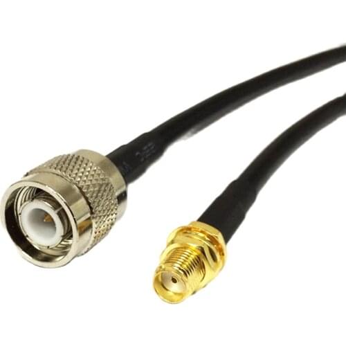 New SMA Female Nut Switch TNC Male Plug Pigtail Cable RG58 20inch 50cm/100cm Wholesale Fast Ship for WIFI Wireless