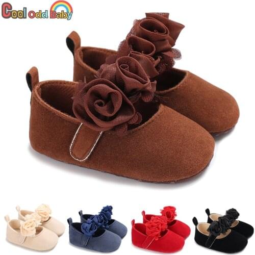 New Baby Girl Shoes First Walkers Lace Floral Moccasins Moccs Newborn Infant Princess Soft Soled Non-slip Footwear Crib Shoes
