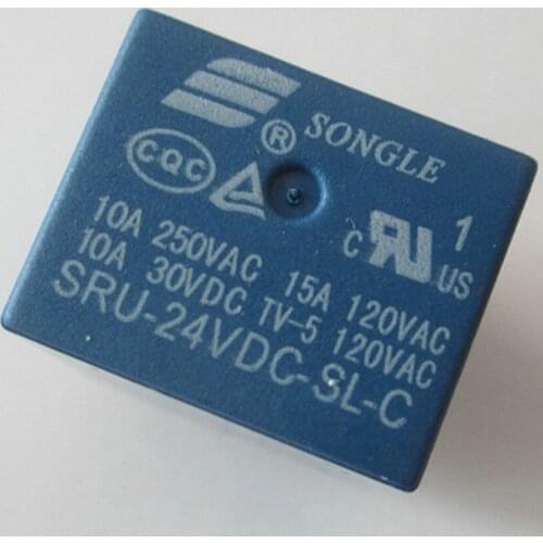 Wholesale 10PCS/lot Relay 10A SRU-24VDC-SL-C