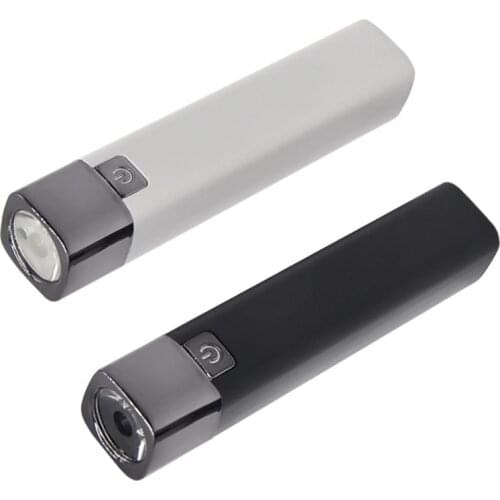 Rechargeable Flashlight, Lightweight Handheld Flashlight Power Bank LED Flashlight, Waterproof, 3 Modes for Hiking Camping
