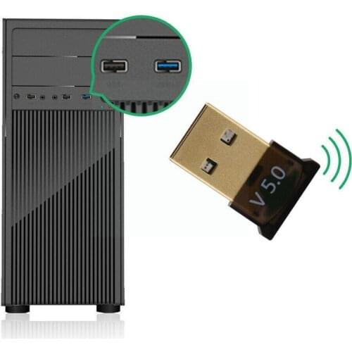 USB Bluetooth 5.0 Adapter Transmitter Audio Bluetooth Receiving PC Laptop For Computer Transmitter H3J5
